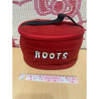 全新 正版Roots手提小型提袋/化妝包/收納包/收納袋—原價$880