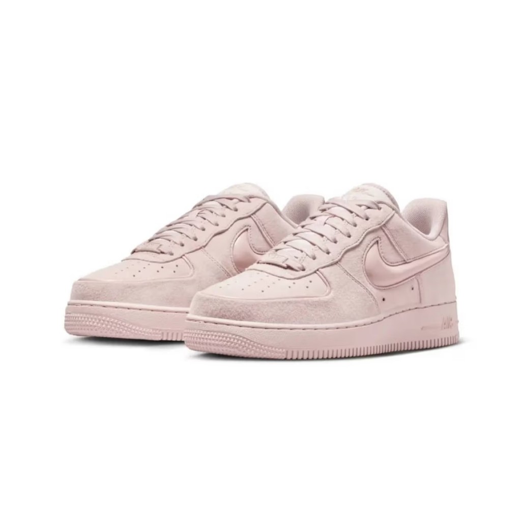 罐頭選貨🥫NIKE AIR FORCE 1 櫻花粉 絲絨 麂皮 果凍勾勾 女款 HV4406-601