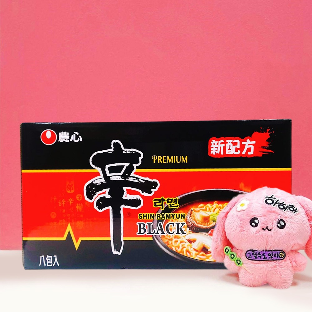 《紅毛丹狗》好市多代購 農心黑色辛拉麵 頂級辛拉麵  黑辛拉麵 BLACK 辛拉麵 頂級 微辣 牛骨湯 泡麵 130公克