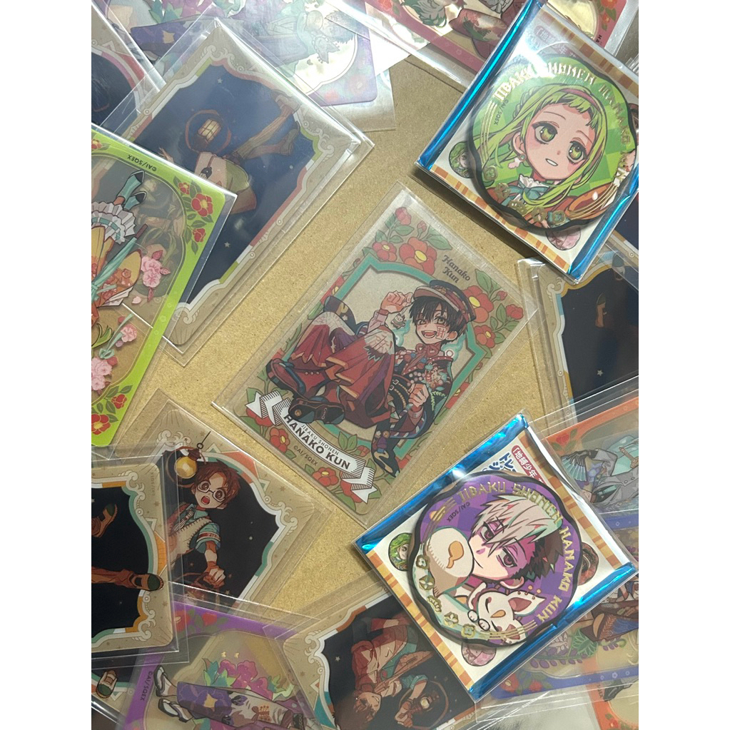 ✧正版✧《1/17更新》地縛少年花子君 花子君十週年透卡特典徽章色紙 櫻 茜 土籠 勿怪 源光 花子君 寧寧