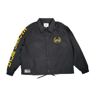MTA Nylon Coach Jacket 防風 刺繡 尼龍 教練外套 黑色 M25AWCJ01-BK [台灣現貨]
