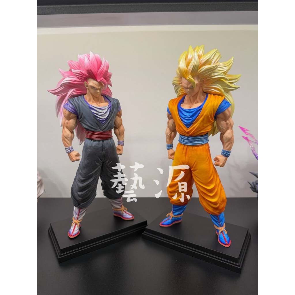 【藝源】 七龍珠 賽亞人 超三悟空公仔 桃紅星軌超三 孫悟空 手辦 公仔 GK 潮玩 生日禮物 交換禮物 超級賽亞人