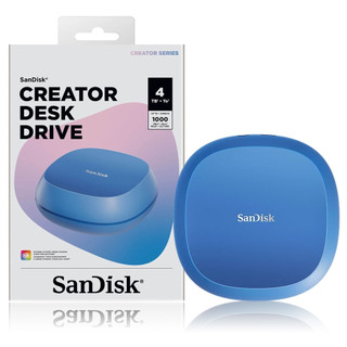 SanDisk【Creator Desk Drive】桌上型 SSD 4TB 讀取速度高達 1000MB/s 公司貨