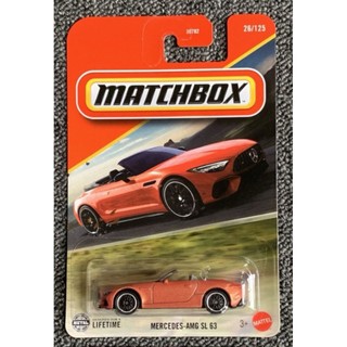 ^.^飛行屋(全新品)MATCHBOX 火柴盒小汽車 合金車//賓士 MERCEDES-AMG SL63敞篷車