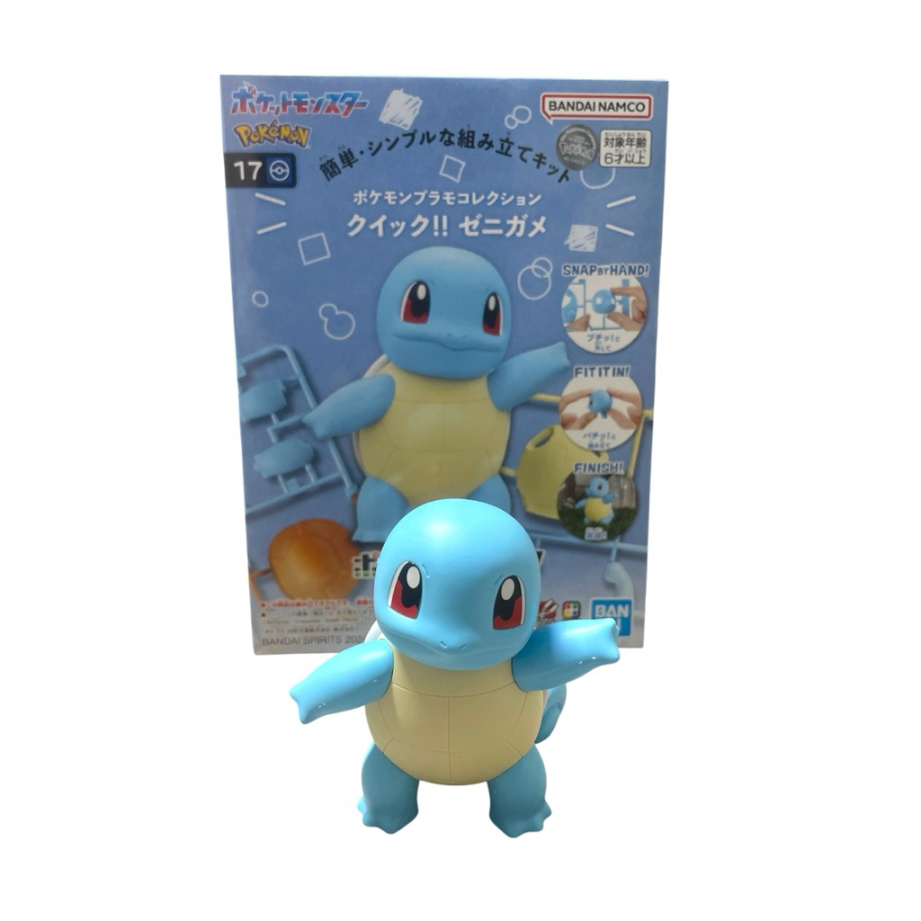 bandai namco萬代 寶可夢 pokemon  傑尼龜 收藏集 快組版 17 傑尼龜公仔