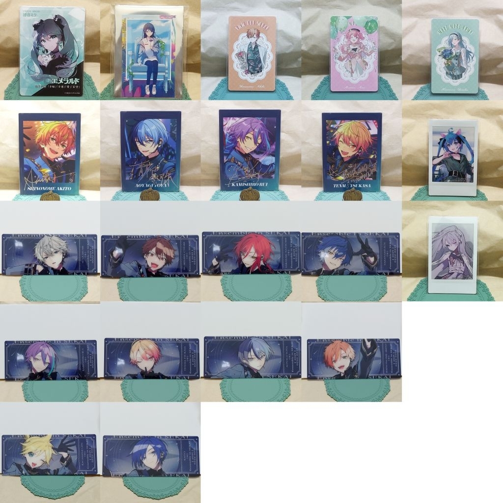 11/26 部分合併至各角色賣場√ 正版 官方 世界計劃 pjsk 紙類雜物 彩盤特典 感謝祭 偶夢 連動 票卡 拍立得