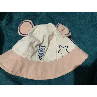 baby kid 二手 古著 喵 貓 小童 兒童 漁夫帽 遮陽帽 約50 cm