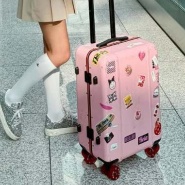 【德國 Floyd 21吋登機箱 蜜糖粉】行李箱 登機箱 滑板 收納盒 21吋登機箱