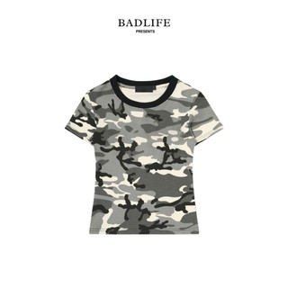 BADLIFE｜迷彩短版 CAMO Baby Tee 短袖上衣