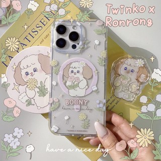 Twinko💗[CA2085]趙露思最愛兔茸茸聯名4.0-綠野仙蹤-布尼狗&卡卡姆熊/高品質IMD內印刷透明殼/磁吸殼