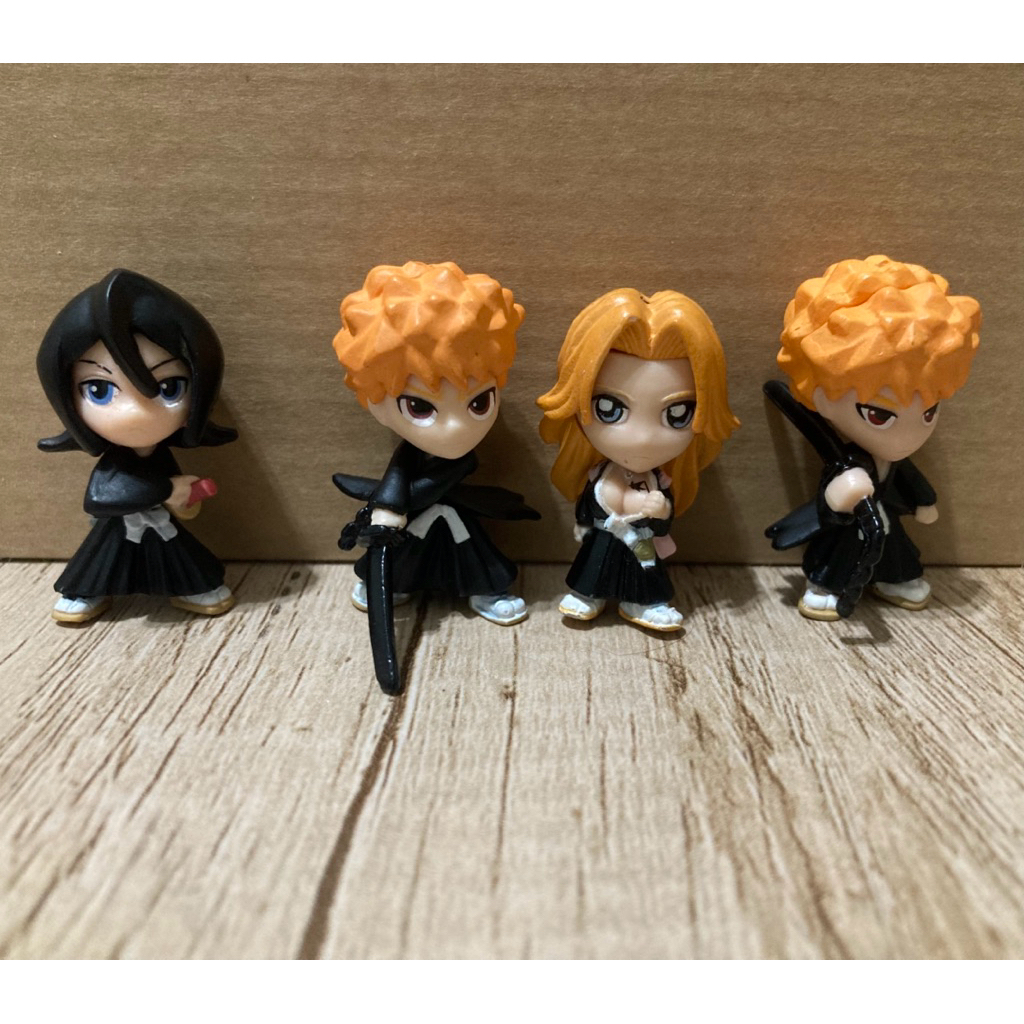 正版 死神BLEACH 公仔 老物 絕版 黑崎一護 露琪亞 松本亂菊 卍解 盒玩 扭蛋 斬月 可愛版 Q版 吊飾 鑰匙圈