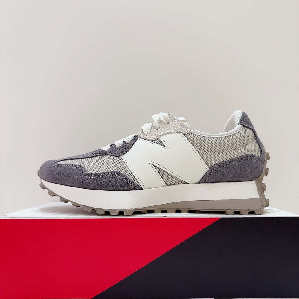 New Balance NB 327 男女款 灰色 皮革 麂皮 D楦頭 運動 休閒鞋 U327LND