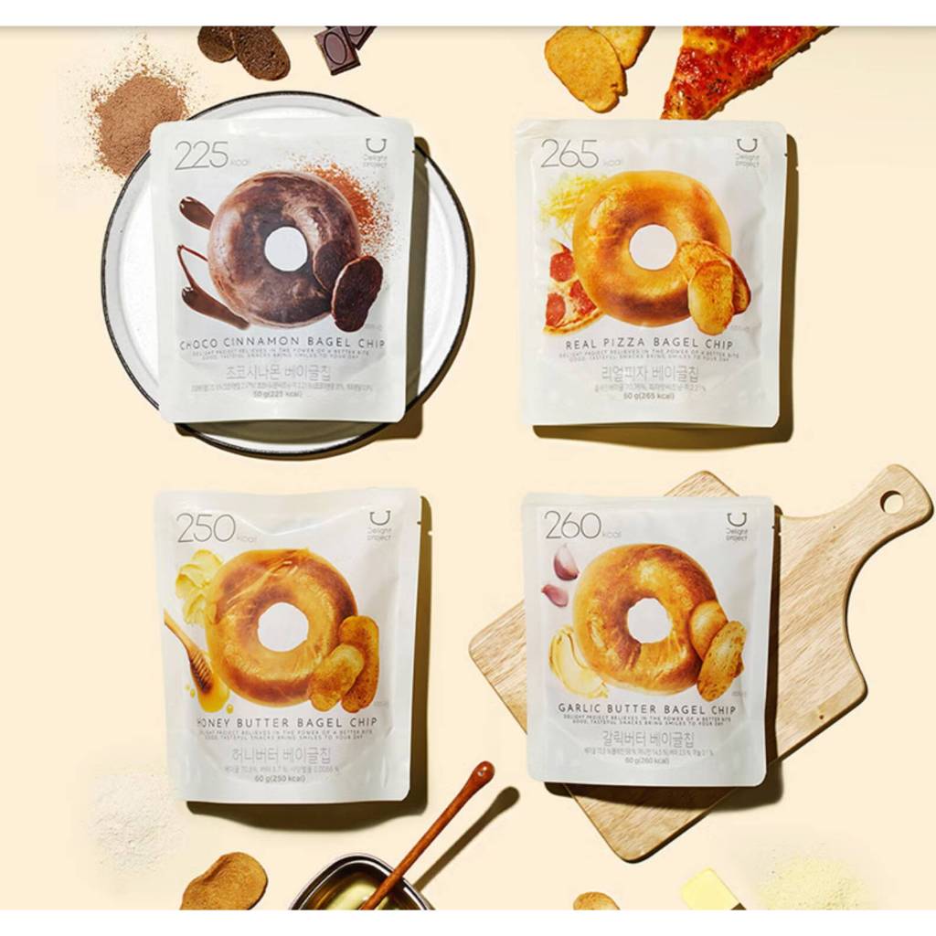 ❗️現貨❗️韓國🇰🇷貝果餅乾oliveyoung熱銷零食 低卡 Delight project 禮盒 送禮 吉伊卡哇