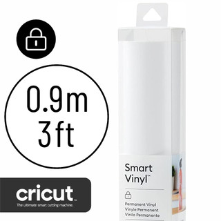Cricut 智慧膠膜 耐久型 白色 0.9m 3ft Smart Vinyl White Permanent