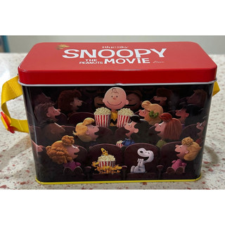 史努比SNOOPY 鐵盒收納盒 校車造型收納盒