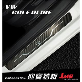 GOLF 7代8代 POLO GTI R-LINE TIGUAN R 迎賓踏板 外門檻踏板 門檻條 配件 卡夢改裝 VW