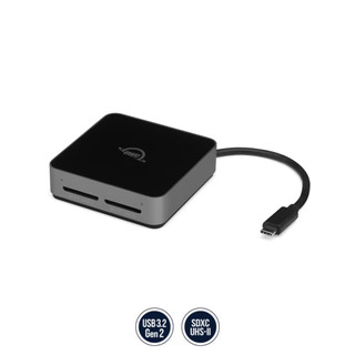 (全新品)OWC Atlas 雙 SD 讀卡機(USB-C 雙槽 SDXC UHS-II)