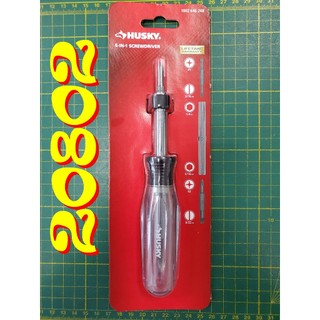 【全冠】哈士奇 HUSKY 1002646248◇6合1 可反轉螺絲起子 Reversible Screwdriver