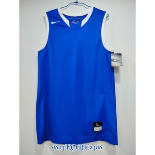 NIKE dri-fit Team Jersey 團隊 球隊 球衣 藍色 白色 勾勾