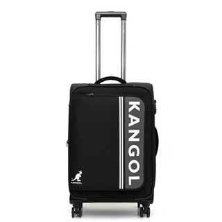 【KANGOL】英國袋鼠 20吋 大LOGO行李箱 登機箱 商務箱 布箱 現貨 免運 廉航登機箱