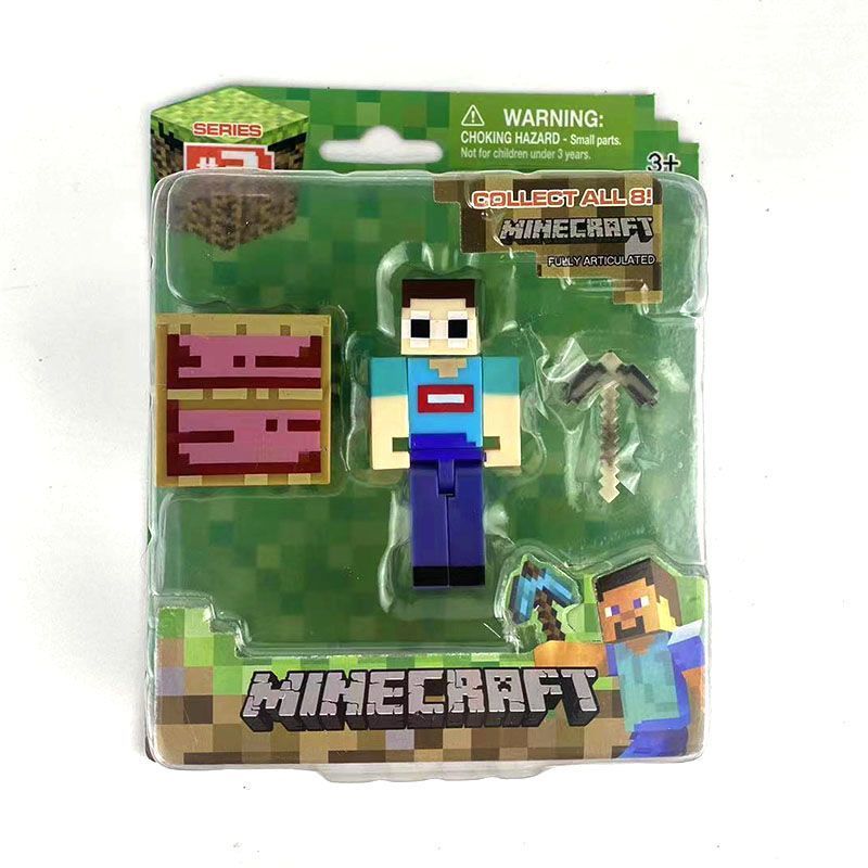 我的世界周邊 公仔模型 人偶手辦擺件 武器模型 手辦 麥塊 史蒂夫 鐵巨人 苦力怕 麥塊周邊 禮物 生日禮物 交換禮物