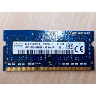 二手 海力士 SK HYNIX DDR3 4GB 1Rx8 PC3L-12800S 筆電記憶體(保固1個月)