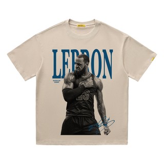 詹姆斯 LeBron James 小皇帝 King James 純棉T恤 水洗做舊 短袖 T恤 短袖上衣 美式復古上衣