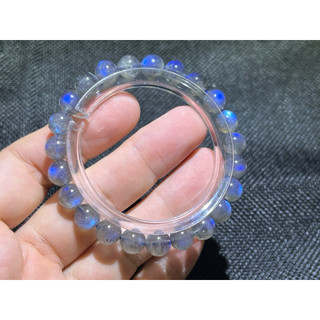 幫你的身體打氣 加拿大 星空 透體 純藍光 拉長石 灰垃長 手串 電光藍 閃電藍 超強藍光 8.3mm
