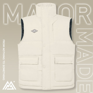 全新 Major made 防潑水 背心 S號 奶油白 背心外套