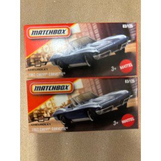 MATCHBOX 火柴盒小汽車 盒 1963 Chevy corvette