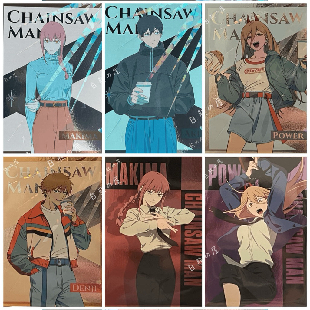 🔥現貨🔥鏈鋸人 劇場版 快閃 抽卡機 蕾潔篇 私服 閃卡 小卡 淀治 波奇塔 瑪奇瑪 早川秋 帕瓦 小紅 天使 收藏