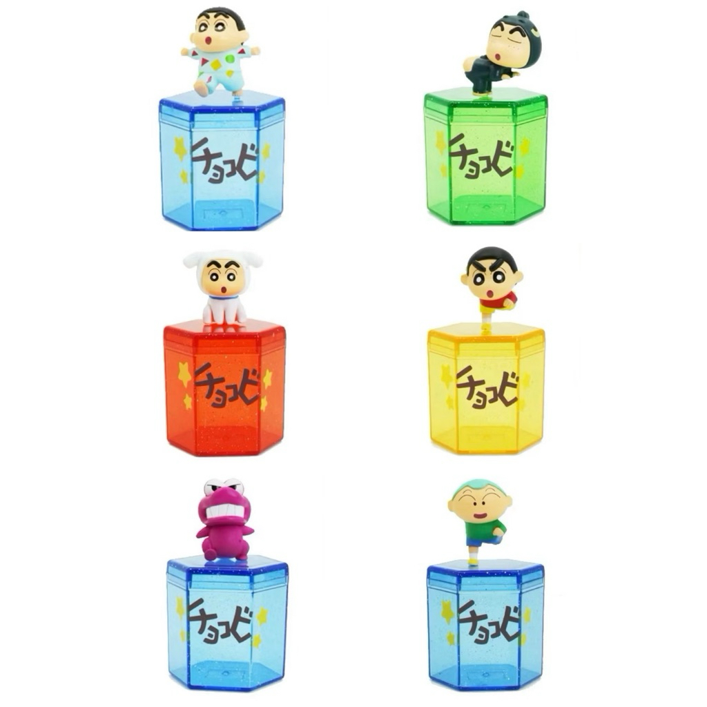 《全新確認款》蠟筆小新 睡衣小新 怪獸小新 小白小新 鱷魚阿山 正男 萌粒 場景 收納盒 公仔 mini系列