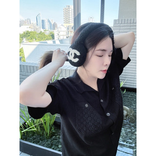 Chanel 25B 黑白配色熊貓耳罩 ❤️ 現貨