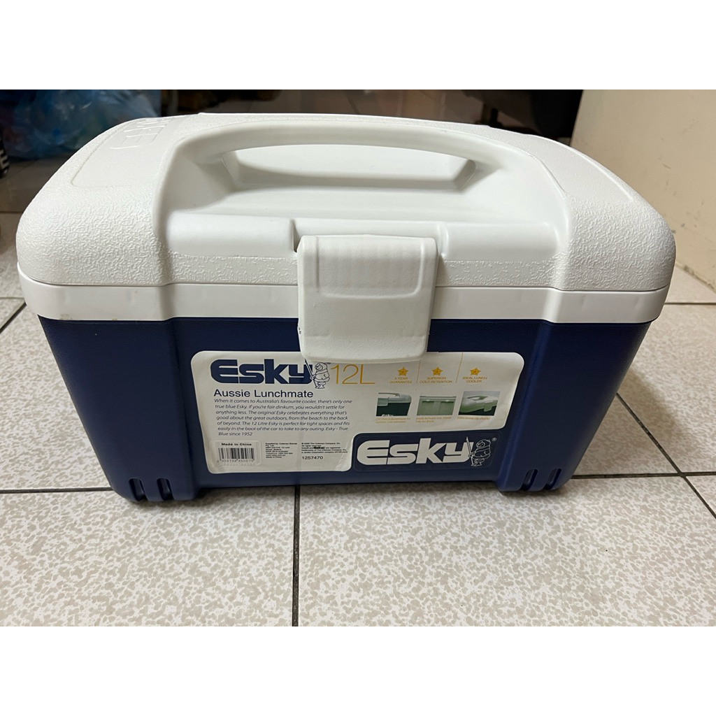 esky保溫箱冷藏箱商用擺攤車載手提家 露營冰箱露營 用戶外冰桶食品保冷保鮮箱二手 9成新