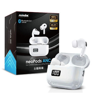 【NISDA】neoPods ANC 真無線降噪藍牙耳機 原廠公司貨 藍芽耳機 降躁模式 通透模式