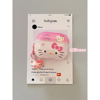 ins 粉色愛心蝴蝶結kitty 適用Airpods 4代 3代1/2代 耳機套 耳機殼Airpods pro/pro3