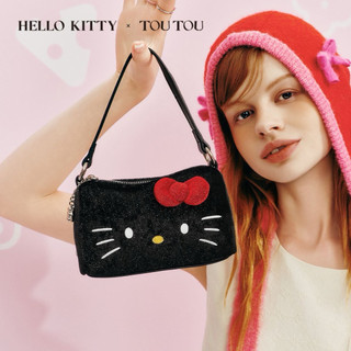 預購 正版✨TOUTOU x HELLO KITTY凱蒂貓絨面枕頭包 斜揹包 肩揹包 鏈條包 生日禮物