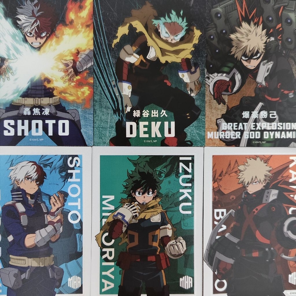 10/29更✨我的英雄學院小卡 我英 綠谷出久 轟焦凍 爆豪勝己 歐爾麥特 麗日御茶子 渡我 荼毘 滿100出貨‼️