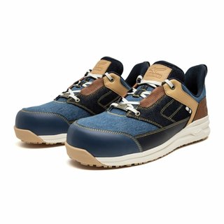 MIZUNO 美津濃 LSII 11L DENIM 日本岡山限定款 塑鋼 寬楦 工作鞋 防護鞋 F1GA257591