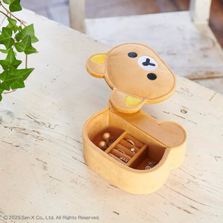 日本直送 Rilakkuma 拉拉熊 飾品收納盒 拉拉熊戒指耳環珠寶盒 L38 ✨
