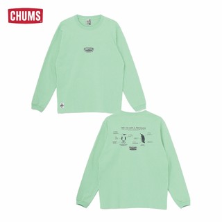 【善野計畫】CHUMS 男/女 Limited Brushed T‑Shirt 薄荷綠/限量款刷毛長袖T恤