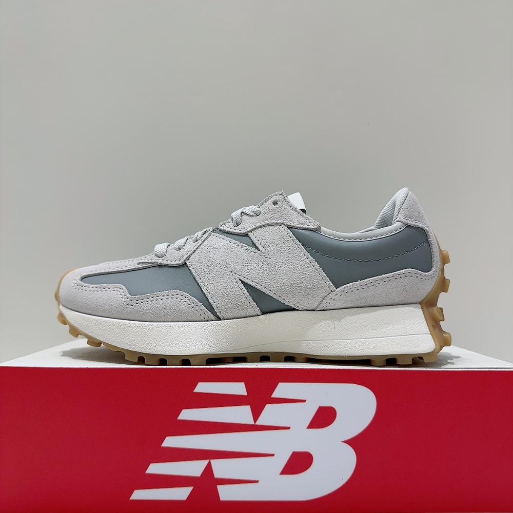 New Balance NB 327 女生 灰色 麂皮 B楦頭 運動 休閒鞋 WS327KAY