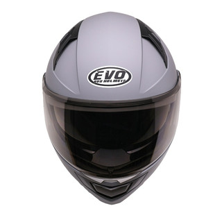 EVO 安全帽 CA-888 雙鏡可樂帽 素色 消水泥灰 內墨鏡 耳機槽 眼鏡溝 金屬齒排扣 全可拆洗 全罩