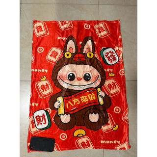 labubu 毛毯 拉布布 涼被 小被被