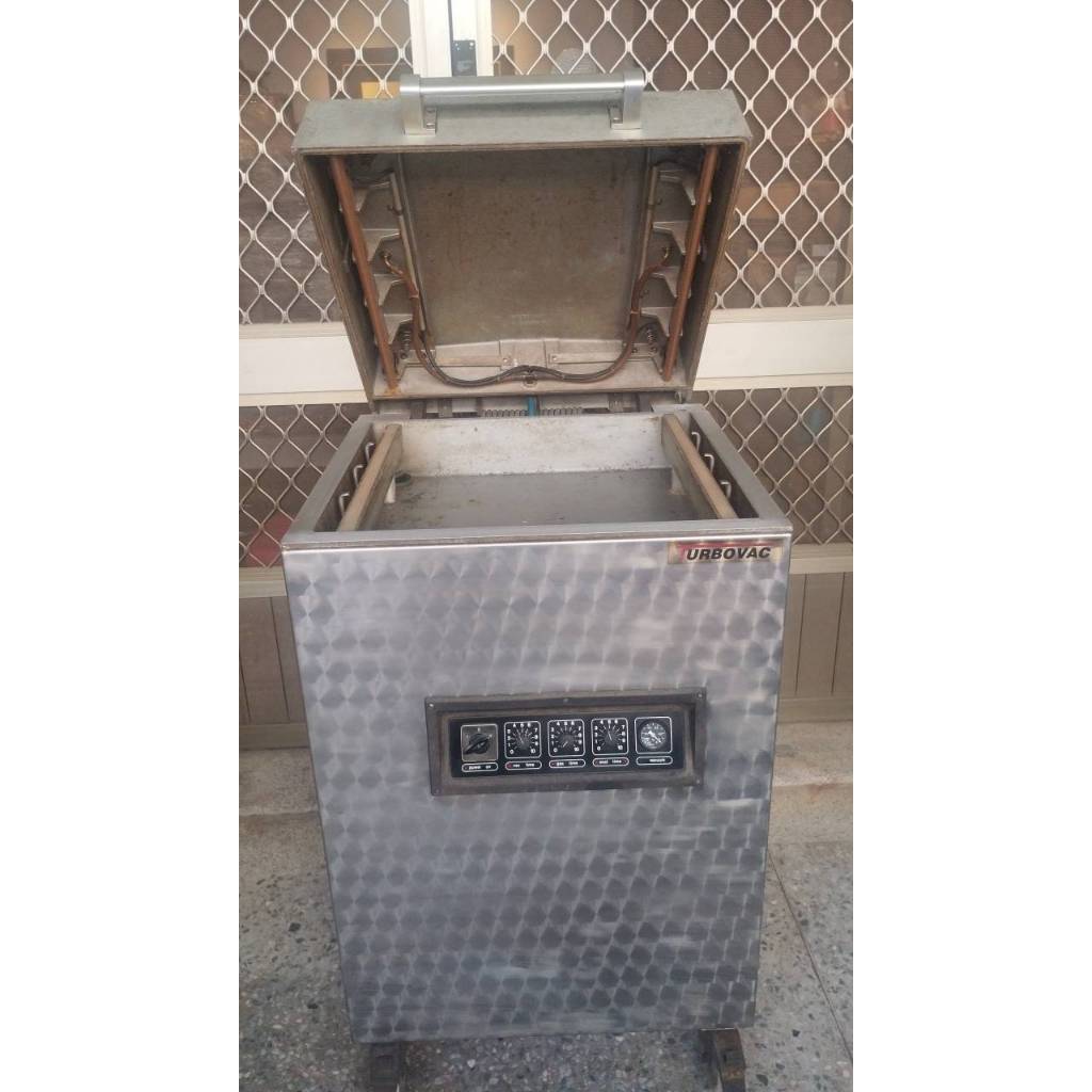 【二手 乾濕兩用食品落地真空包裝機2】有實體店面展示供測試全機白鐵 真空機 封口50cmx2三相德國普熙油式3hp 中田