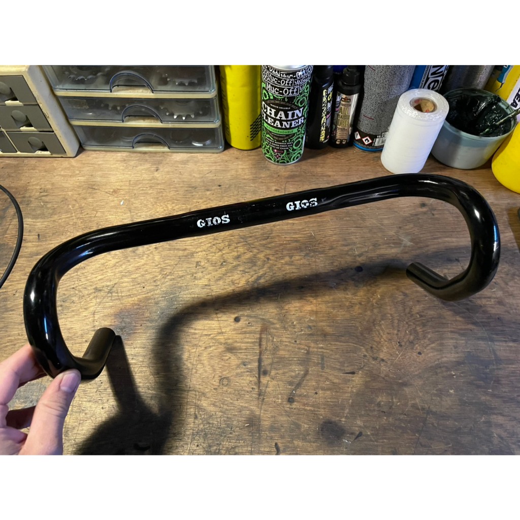二手 26.0 GIOS 彎把 單速車 公路車 復古 彎把 老鋼管 黑色