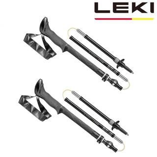 飛嶽戶外-德國LEKI Makalu FX CARBON AS軟木長握把ELD快速扣碳纖維避震折疊登山杖65220631
