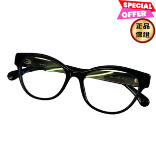 Chanel 3440H Butterfly 珍珠裝飾平光眼鏡鏡框 黑金／珍珠飾邊