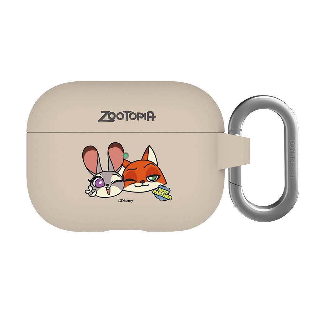 【TOYSELECT】Disney動物方城市-茱蒂與尼克的大頭款強悍防摔AirPods保護套