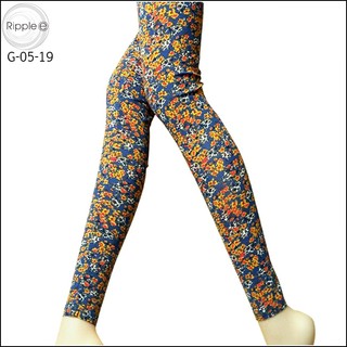 現貨 ⓔureka G-05-19 內搭褲 花朵 圖案印花 Leggings 九分MODAL棉